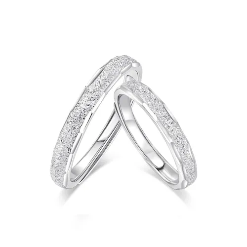 VEODO 925 Sterling Silver Rings Unisex Silver Box