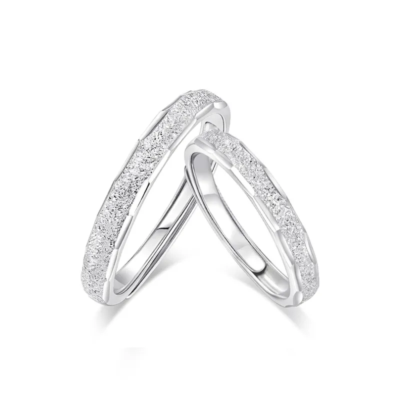 VEODO 925 Sterling Silver Rings Unisex Silver Box-0