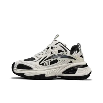 NFL Ultra S Chunky Sneakers Unisex Low Top Black White