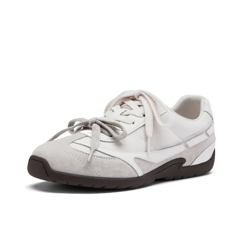 Hotwind Sports Ballet Collection Abrasion Resistant Lightweight Slip Resistant Casual Shoes Women's Beige-1