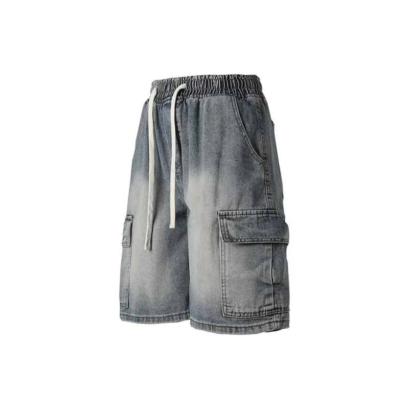Warrior Ride The Wind Collection Open Ended Smile Collection Denim Shorts Unisex-2