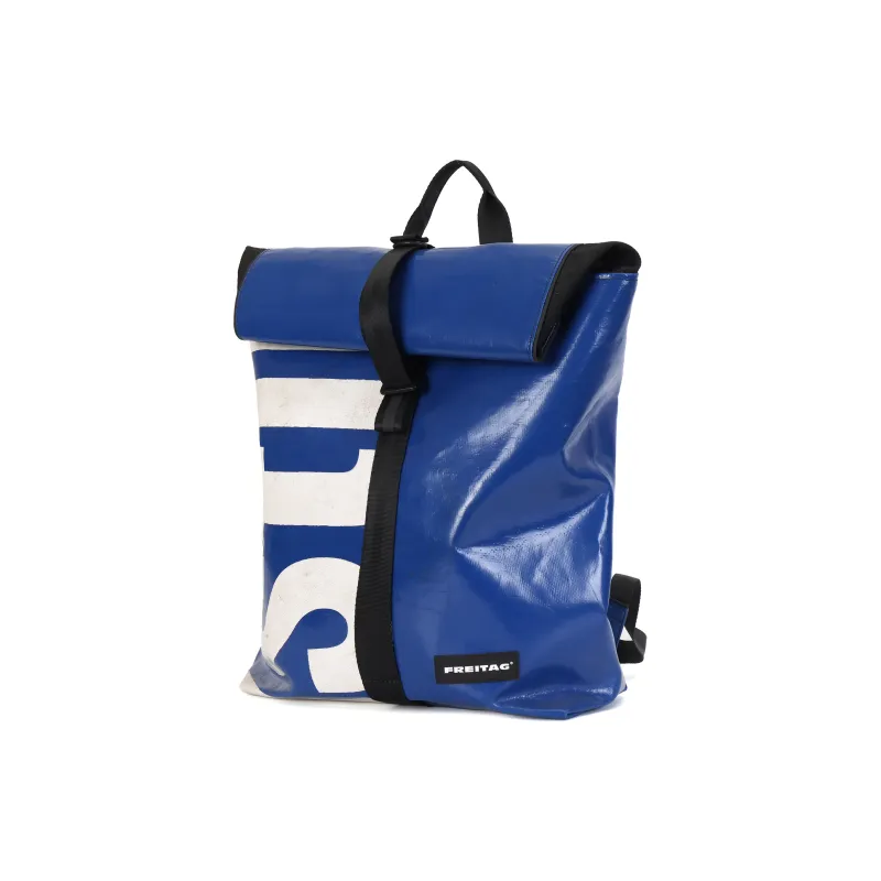 FREITAG PVC Polyvinyl Chloride Backpack Large Size Unisex Blue-1