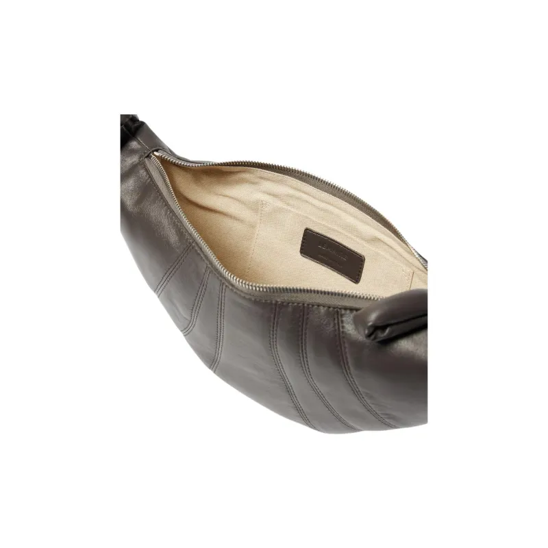 Lemaire Croissant Series Leather Croissant Bag Shoulder Bag Small Size Women's Brown-2