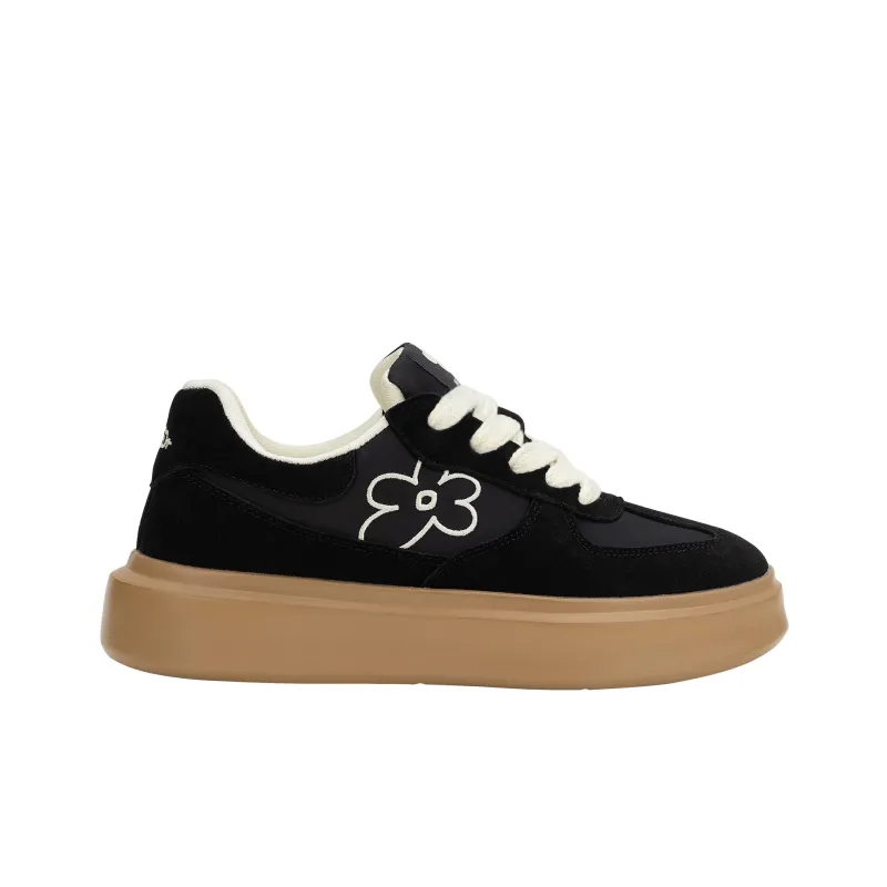 WE FLOWER Skateboard Shoes Unisex Low Top White-2