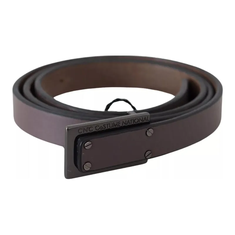 COSTUME NATIONAL Leather Leather Belts Women's Dark Brown --1