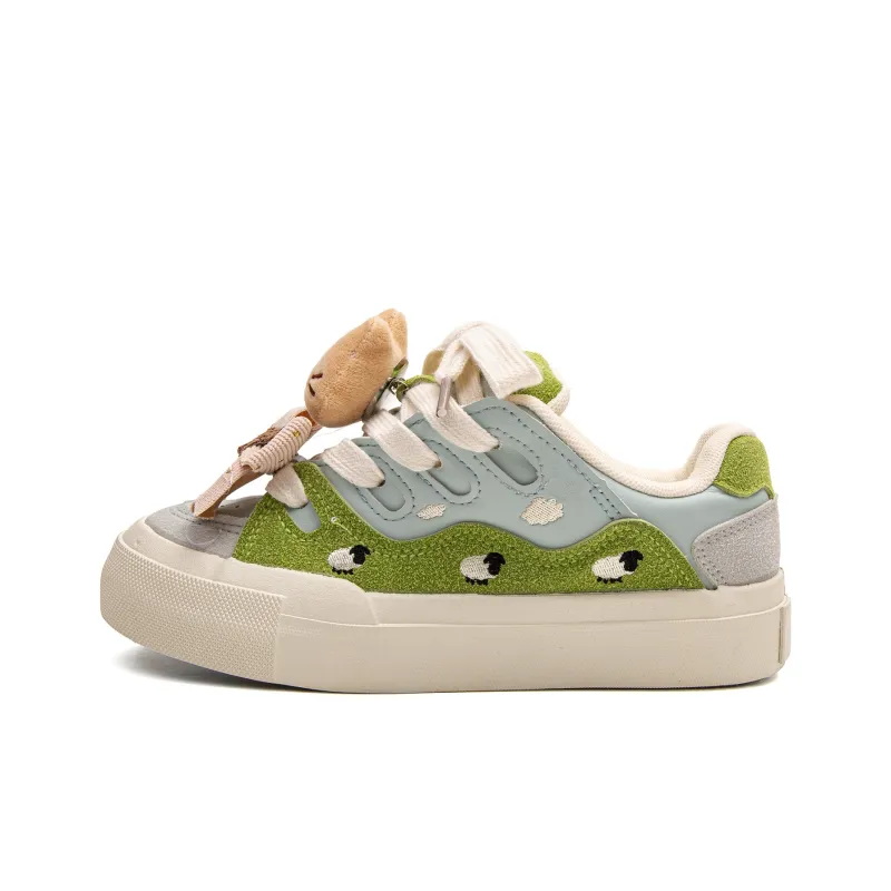 STAE Anti Slip Wear Resistant Low Top Skateboard Shoes Women's Box Included-1