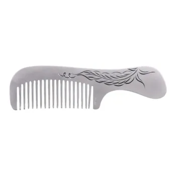 QINGFU 999 Fine Silver Hair Growth Comb Women's