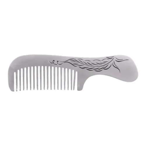 QINGFU 999 Fine Silver Hair Growth Comb Women's