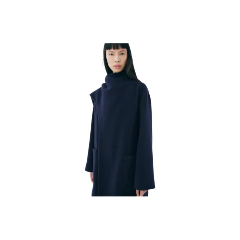 ZARA ZW Series Coats Women's Sea Blue-2