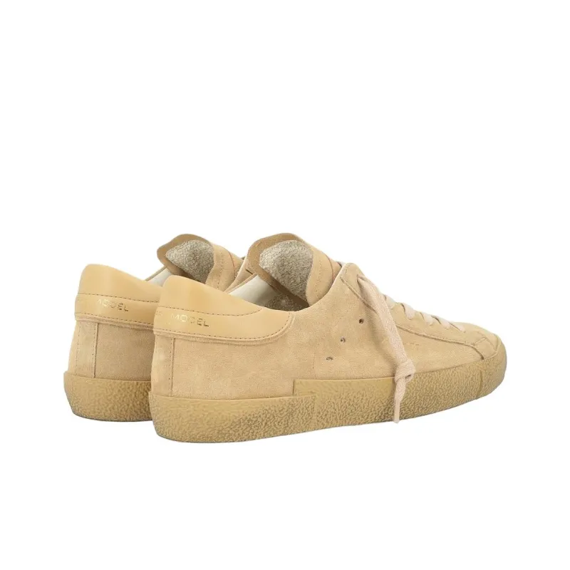 PHILIPPE MODEL Paris X '78 Low Top Skateboard Shoes Men's Yellow Brown-4