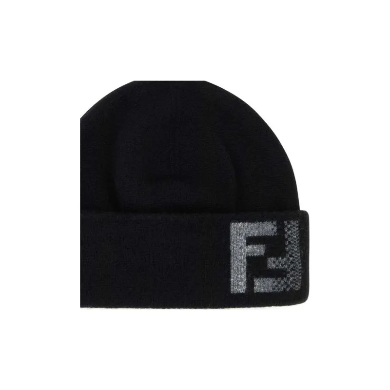 FENDI FF jacquard Beanie-2