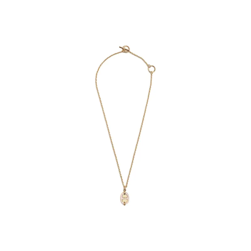 HERMES Metal Necklaces Women's Rose-1