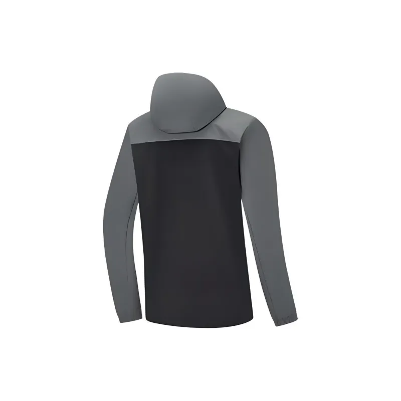 XTEP Variety Training Collection Trench Coat Men's Iron Gray/Light Moss Gray/Jet Black-1