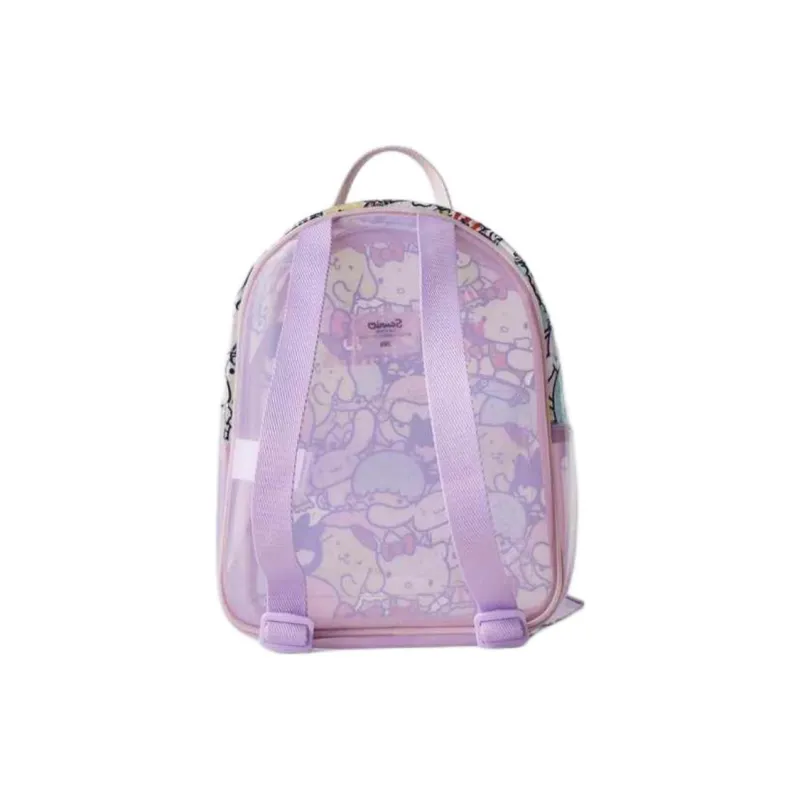 ZARA Sanrio/Sanrio Collaboration Polyester Backpack Mini Kids' Light Beige Yellow-3