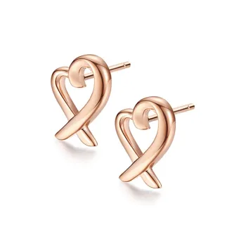 P&N S925 Silver Stud Earrings Women's