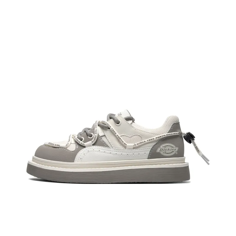 Dickies Low Top Skateboard Shoes Women's Beige Gray-0