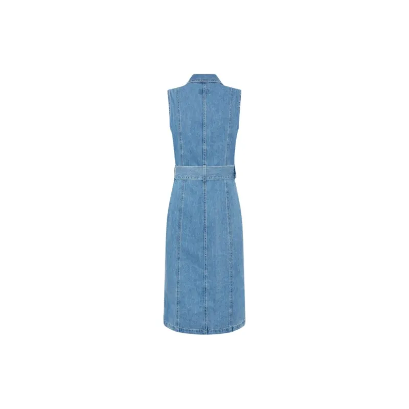 Pepe Jeans Sleeveless Dress Women's Blue-1