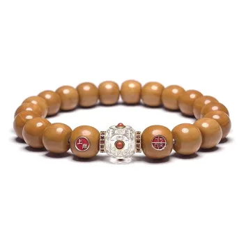 MOUNTAINS AND MANS Monkey Head Walnut Bracelets Unisex