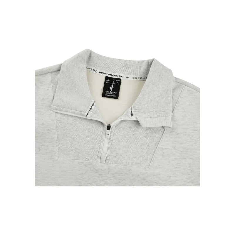 Skechers Comfort Sports Series Sweatshirt Women's Light Heather Gray-2