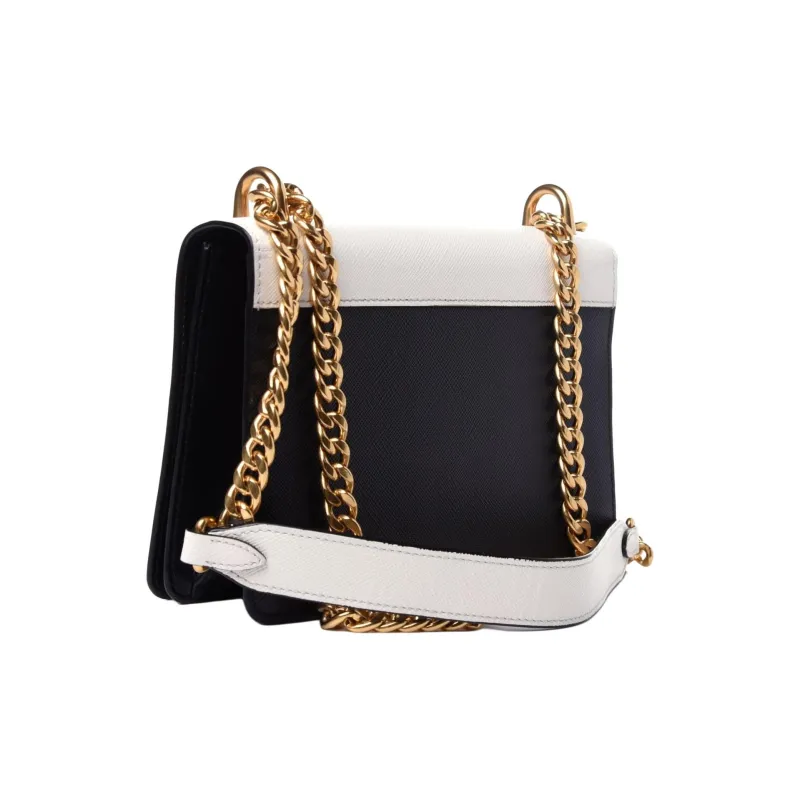 PRADA Saffiano Leather Crossbody Bag, Shoulder Bag Regular Women's White-1