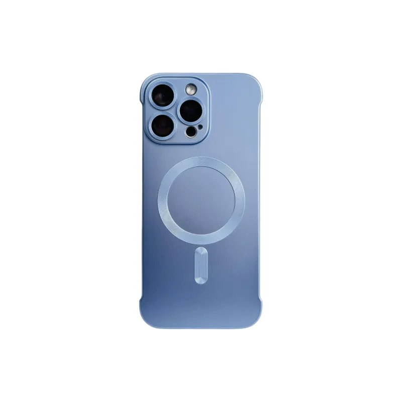 Wei Xin Acrylic Material Magnetic Bezel less Phone Cases Compatible With IPhone 16/15 Pro Max/Apple 13/14 Pro/Max-27