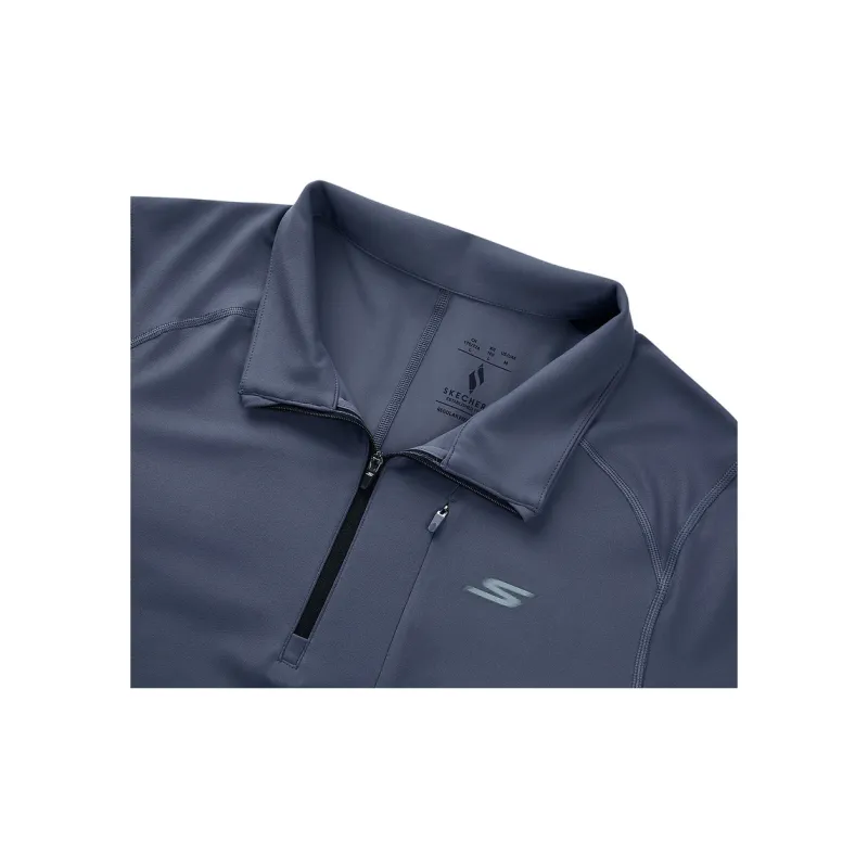 Skechers Comfort Sports Series T Shirt Men's Night Blue Gray-2
