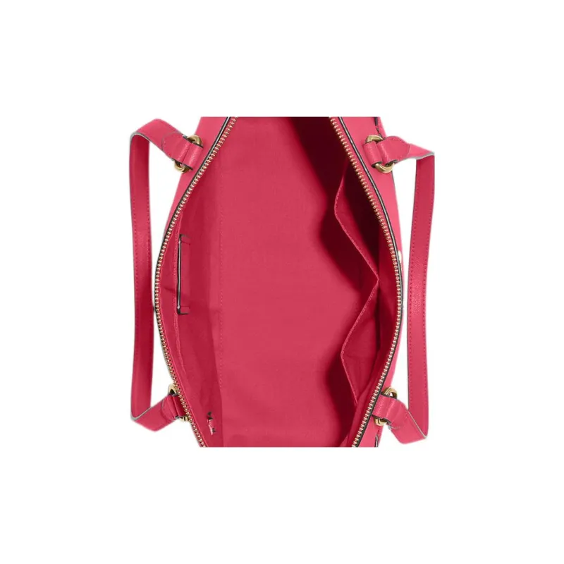 COACH Gallery Leather Tote Bag Shoulder Bag Large Size Women's Pink-4