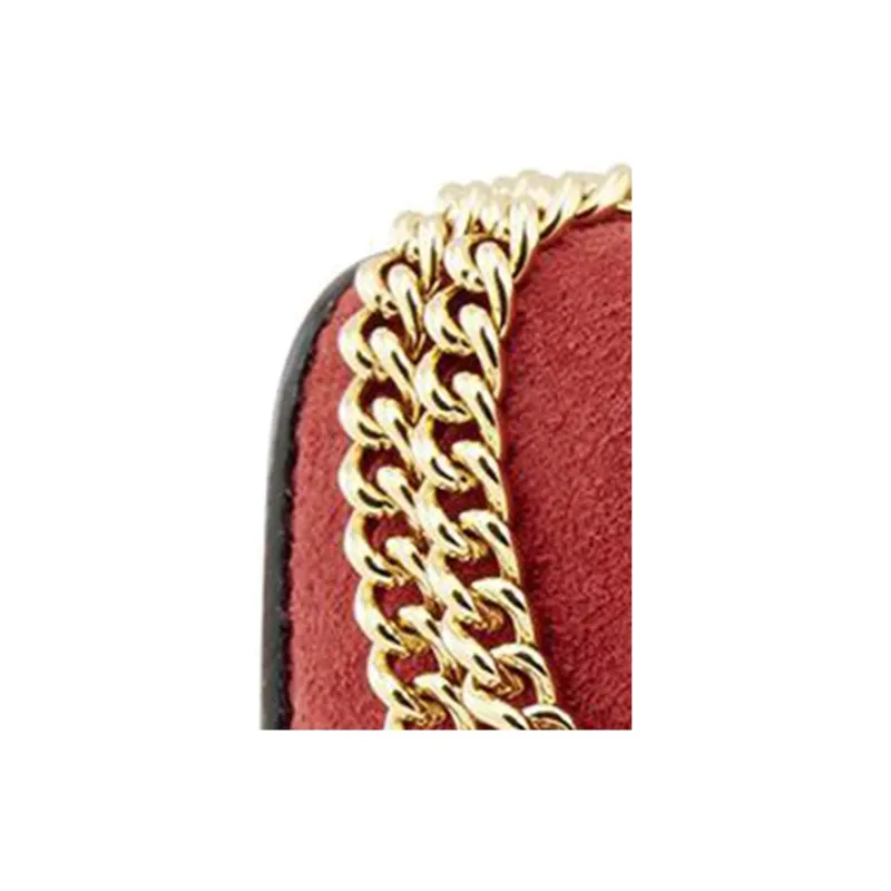 GUCCI Ophidia Suede Wallet Clutch Crossbody Bag Shoulder Bag Women's Red-2