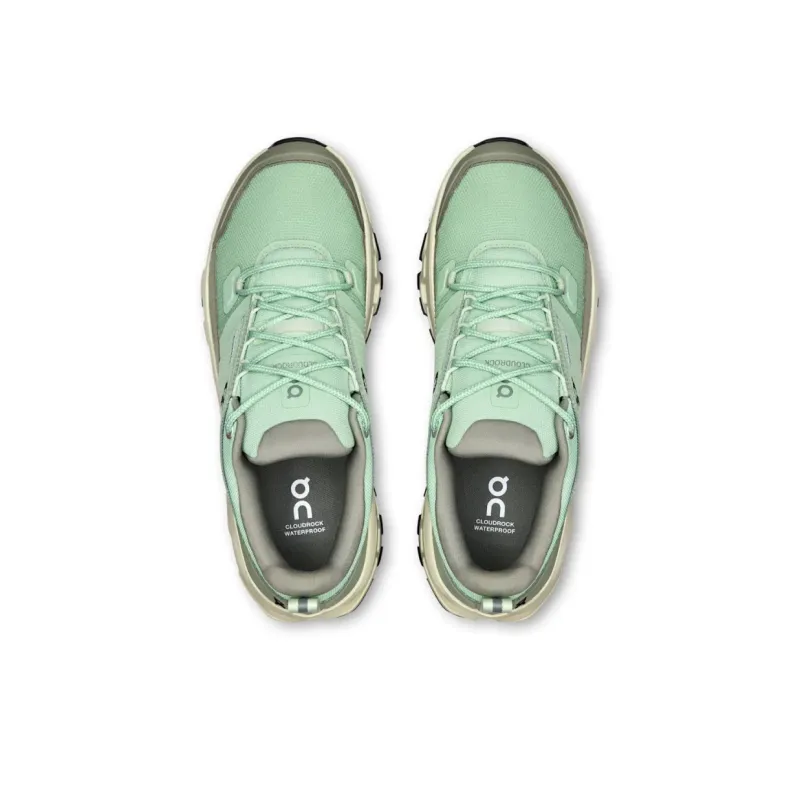 On Anti Slip Wear Resistant Low Top Trekking Shoes Women's Green-3