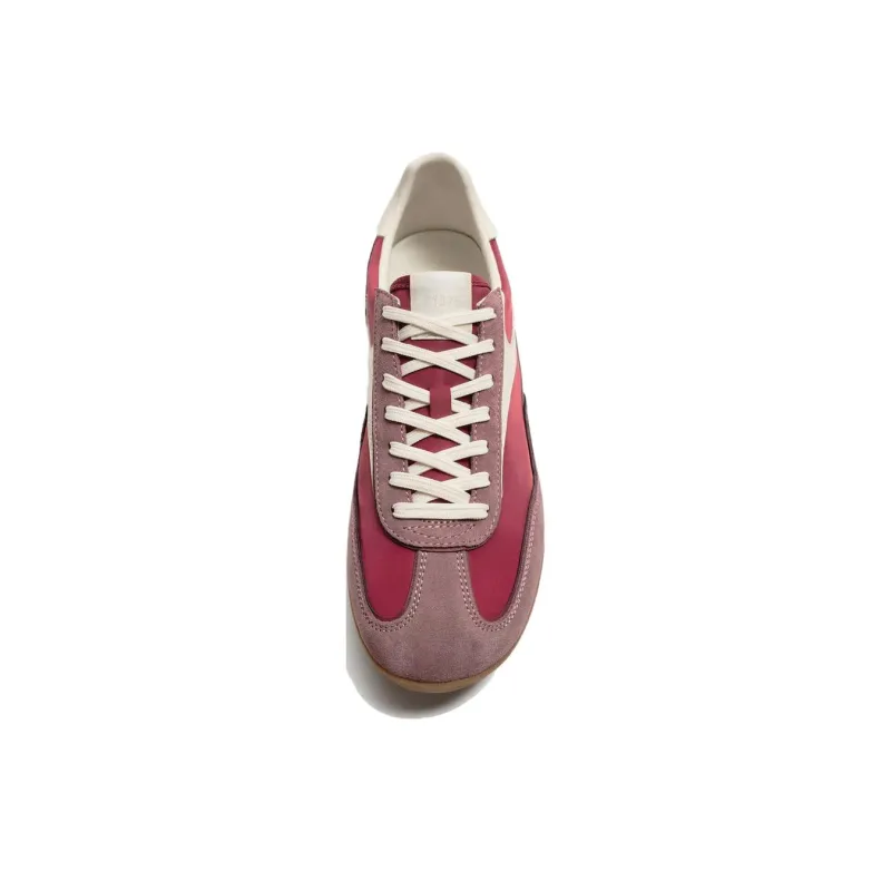 ZARA Slip Resistant Low Top Casual Shoes Men's Red White-3