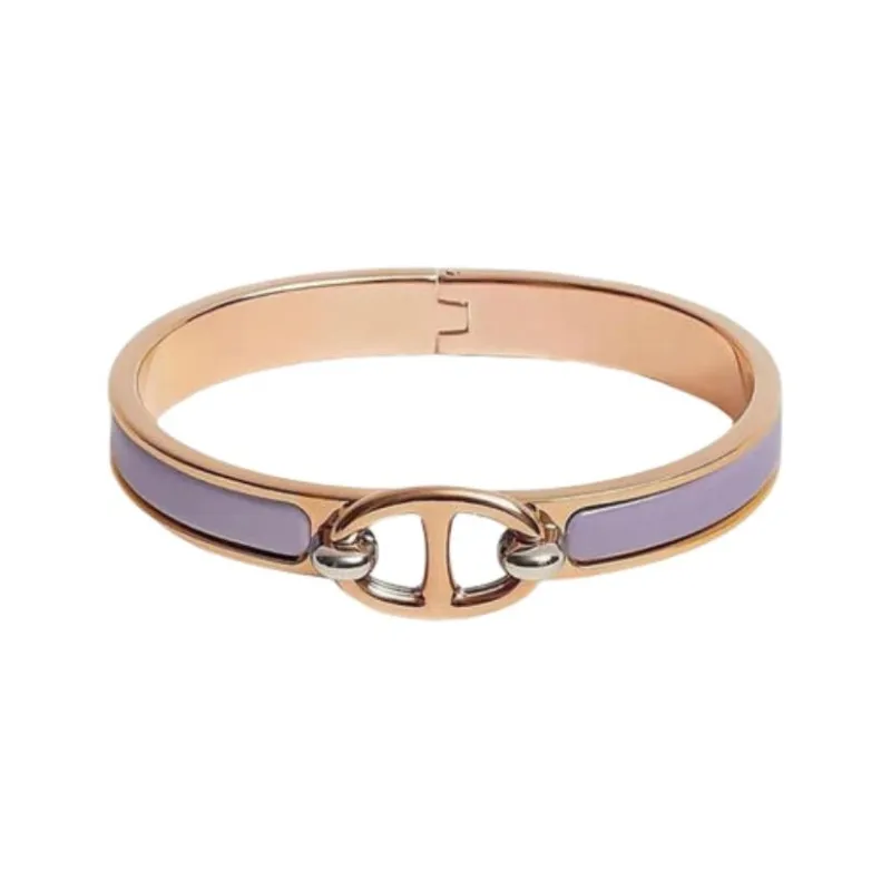 HERMES Enamel Bangles Men's Multicolor-1