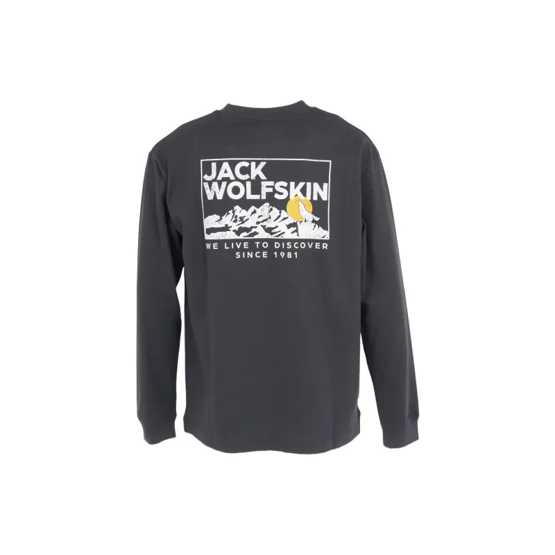 Jack Wolfskin T Shirt Unisex Dark Gray-1
