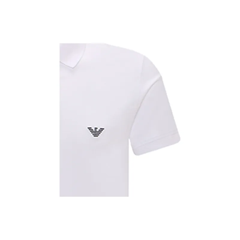 EMPORIO ARMANI SS23 Polo Shirt Men's White-4