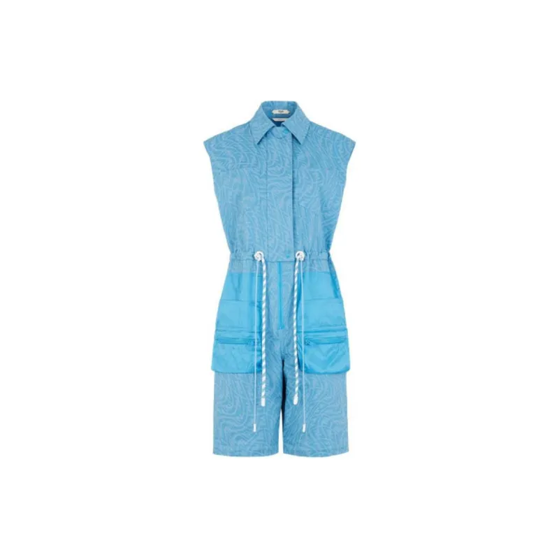 FENDI Jumpsuits Women's Blue-2