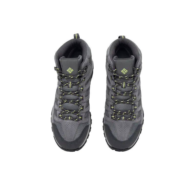 Columbia Crestwood Slip Resistant, Abrasion Resistant, Support, Balance Mid Top Hiking Shoes Men's Gray-2
