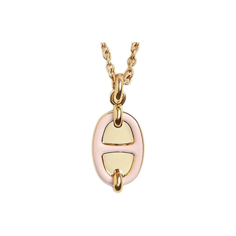 HERMES Metal Necklaces Women's Rose-2