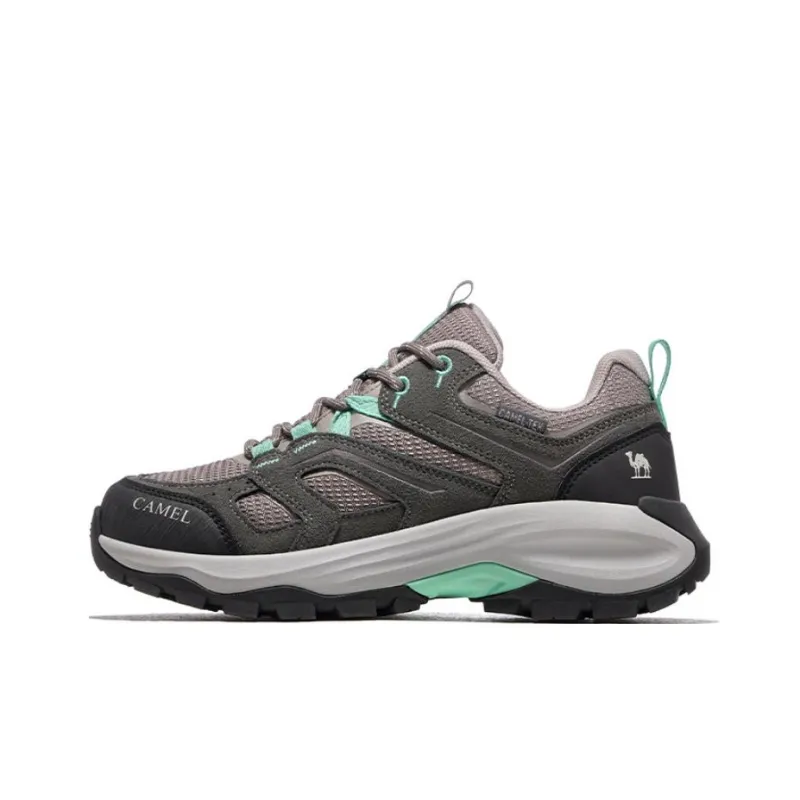 CAMEL Wear-Resistant Water-Resistant Height Increasing Low-Top Trekking Shoes Women's-2