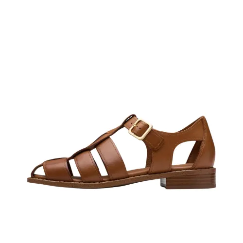 Clarks Hana Sun Roman Sandals 3.5cm Women's Brown