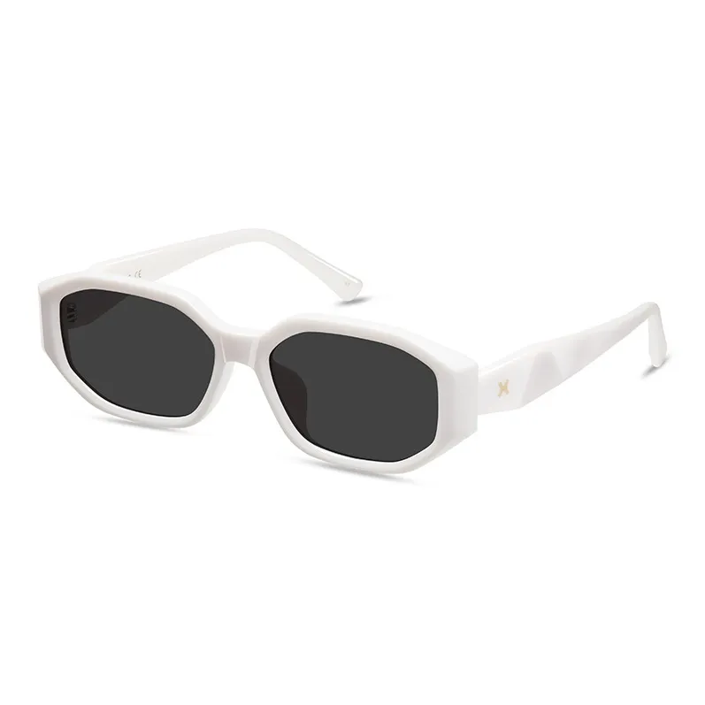 LOHO Plate Frame Irregular Shape Sunglasses Unisex-4