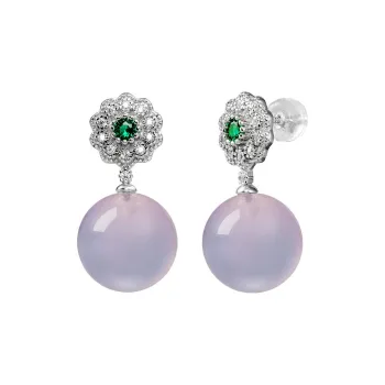 Princess Cui Chalcedony Earrings Women's