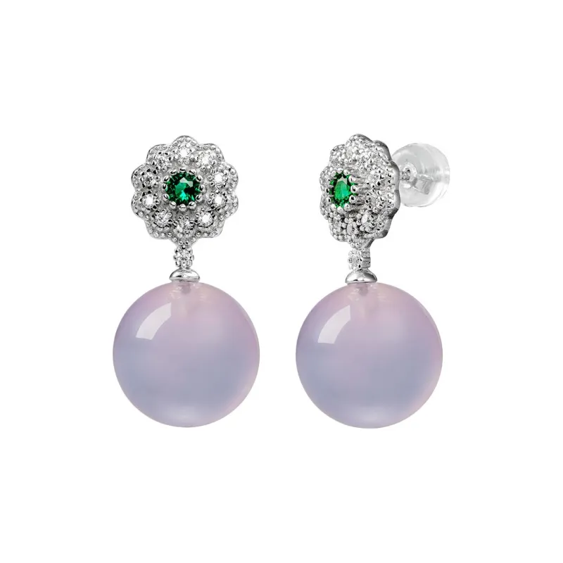 Princess Cui Chalcedony Earrings Women's-0
