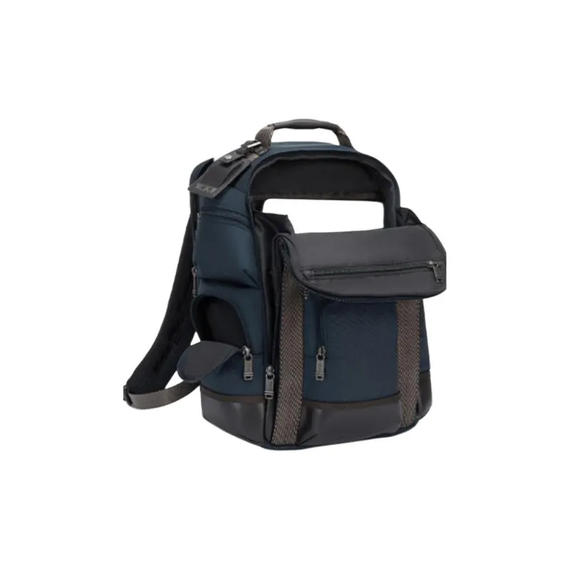TUMI Nylon Backpack Medium Size Men's Marine Blue-2