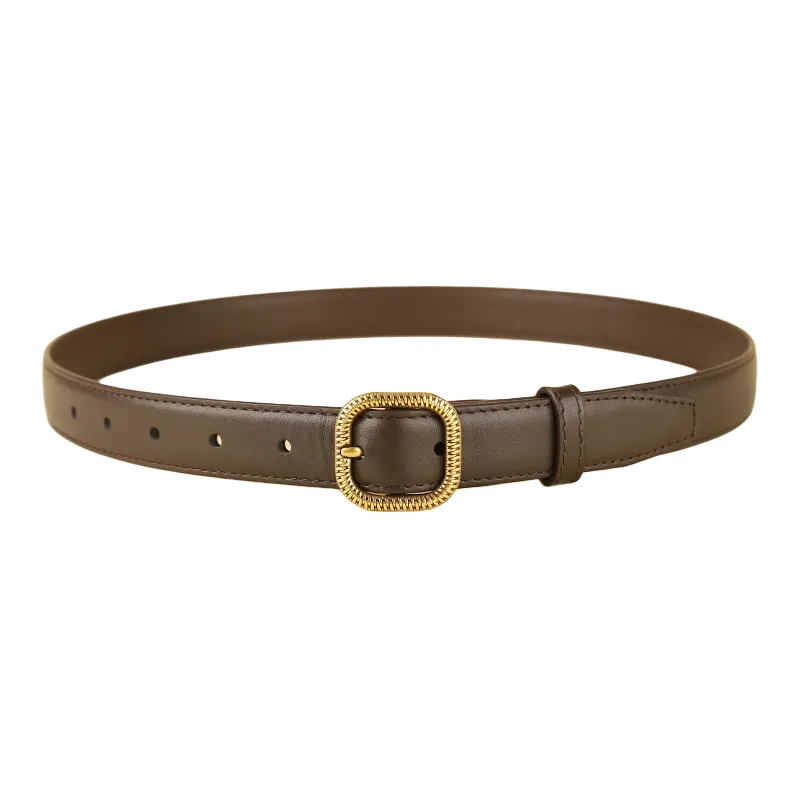 PALBAS Cow Split Leather Leather Belts Women's 2.3cm-7