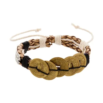 ENFANTIN Leather Alloy Bracelets Unisex