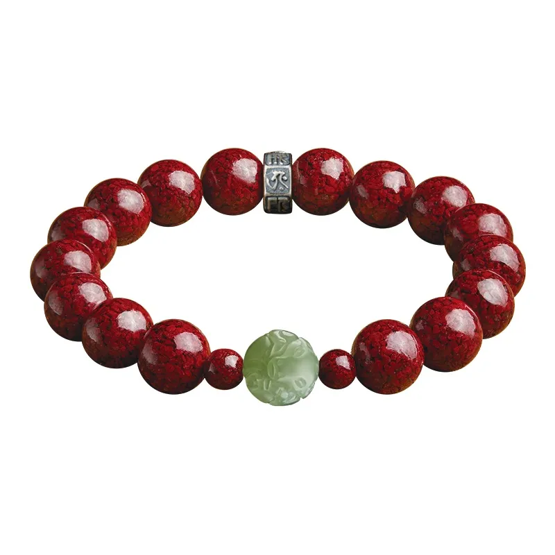 Yi Mingju Cinnabar Bracelets Unisex-6