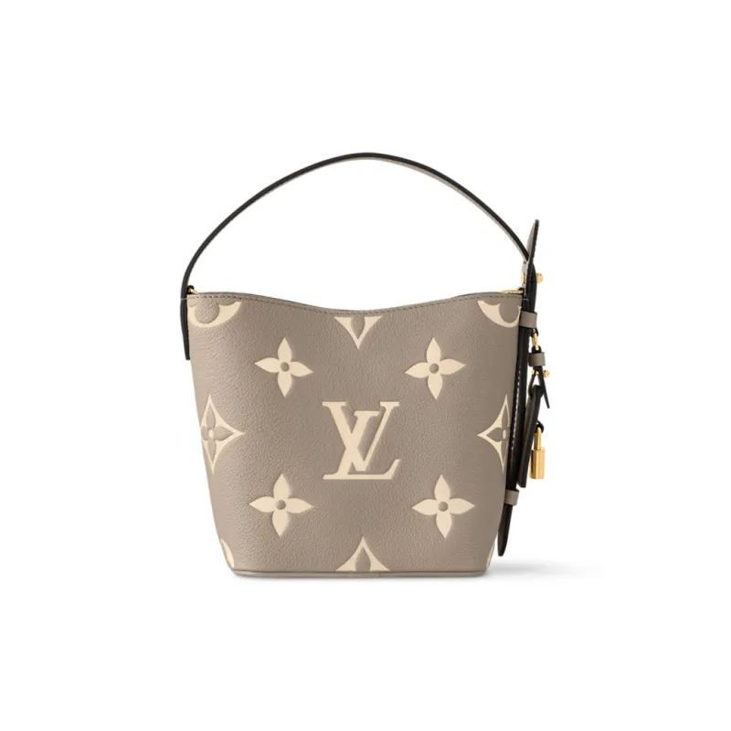 LOUIS VUITTON Cow Leather One Shoulder Handbags Women's Elephant Gray-2