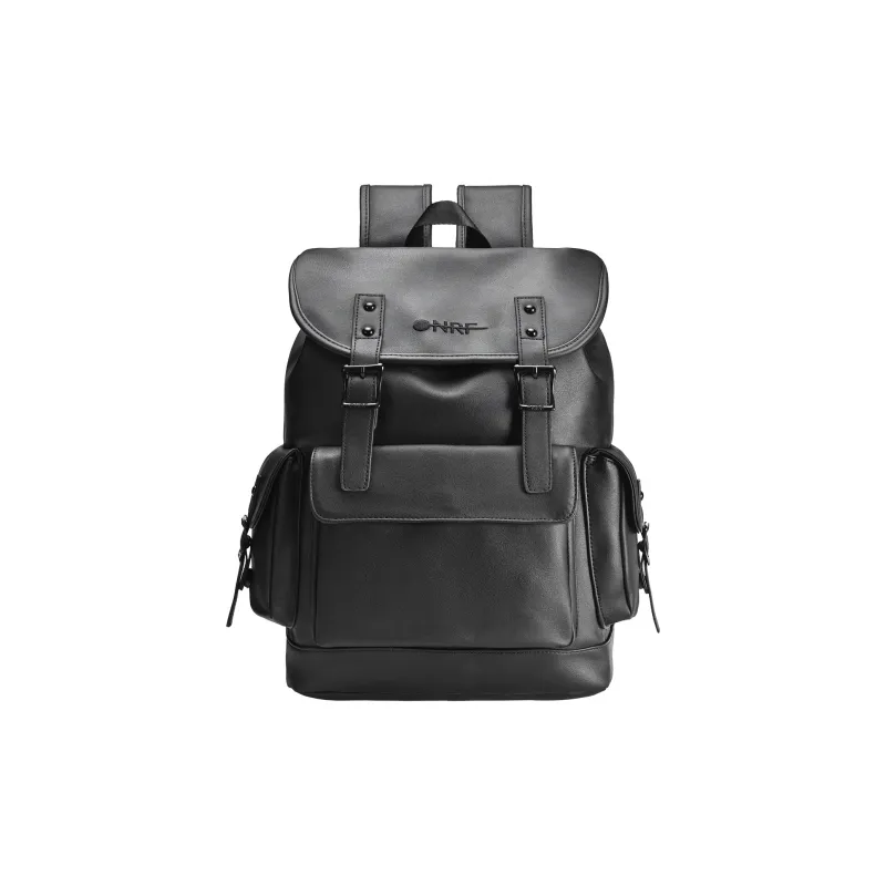 ONRF PVC Backpack Computer Backpack Large Size Unisex Black-1