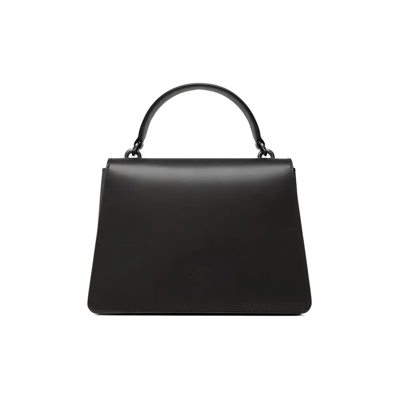 PINKO Love Bag Leather Shoulder Bag Crossbody Bag Handbag Mini Women's Black-2