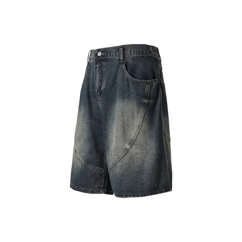 Warrior Ride The Wind Collection Open Ended Smile Collection Denim Shorts Unisex-2