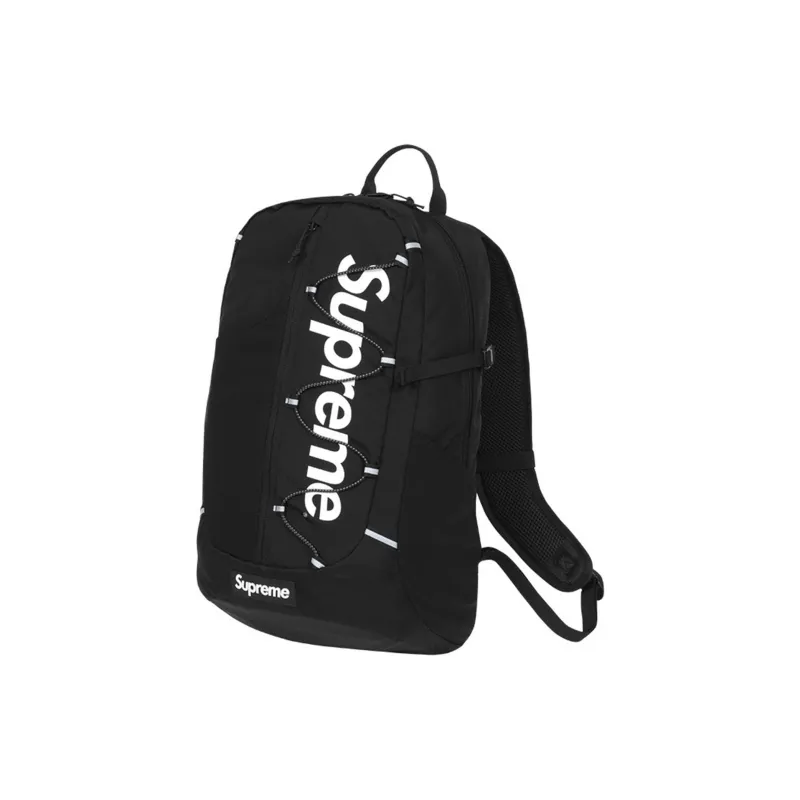 Supreme SS17 Fabric Backpack Black-0